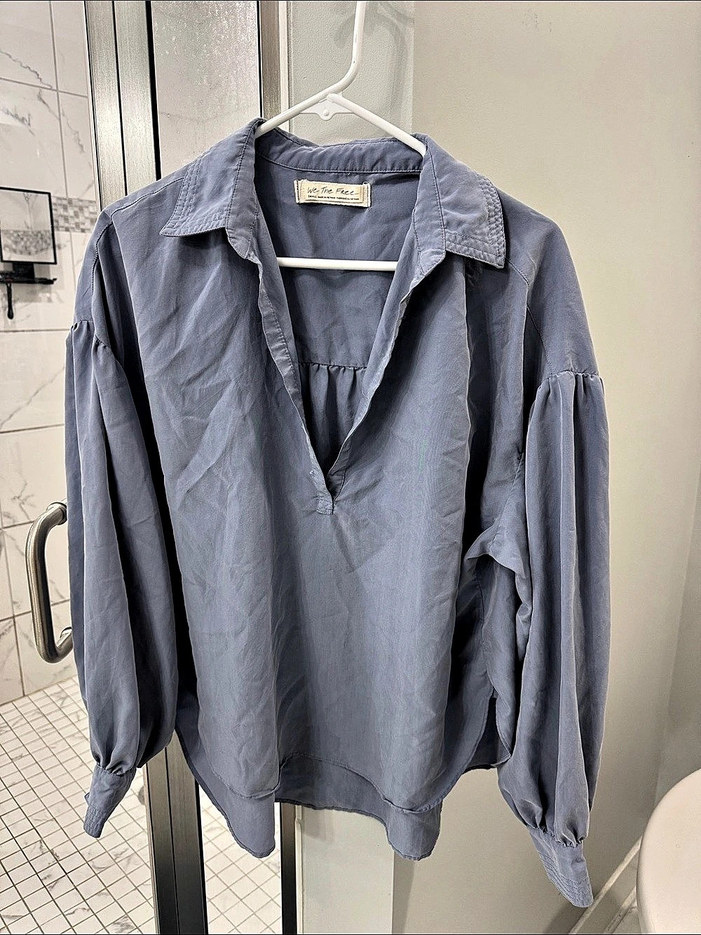We The Free Ruffle Collar Blouse